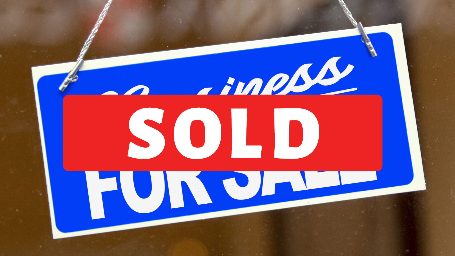 Sign, Business for Sale: SOLD